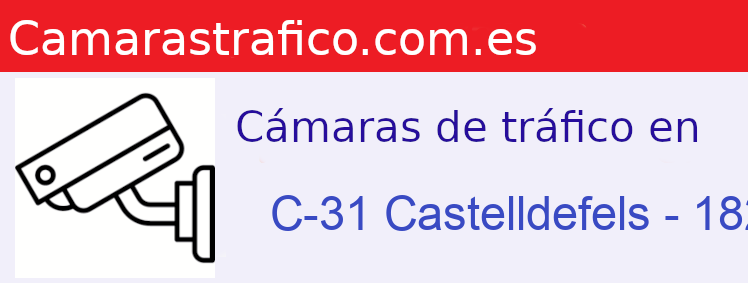 Camara trafico C-31 PK: Castelldefels - 182,65